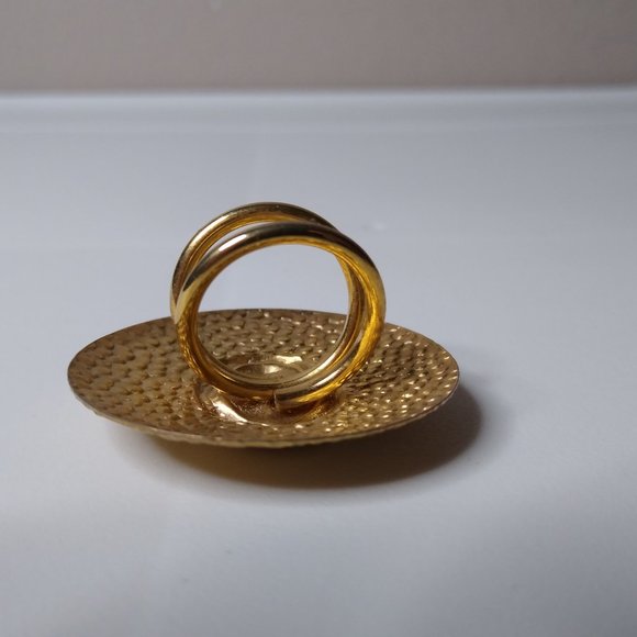 Vintage Lightweight Metal Scarf Slide - Picture 9 of 11